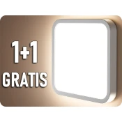 V-TAC LED SVETILKA 48W, 5160LM, KVADRATNA, BELO OKVIRJE, SAMSUNG CHIP, 1+1 gratis! Barva světla: Dnevna bela