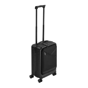 RIVACASE Clark 8181 ECO Hardshell carry-on hand cabin luggage 20/28L crno