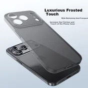 Mofei Maska za mobilni telefon iPhone 16 Plus / iPhone 16 Pro Max, Crna