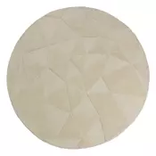 Bež ručno rađen vunen okrugao tepih o 160 cm Shard – Flair Rugs