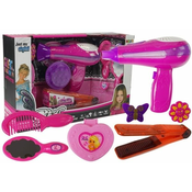 Beauty Set with Accessories Dryer StraightenerGO – Kart na akumulator – (B-Stock) crveni