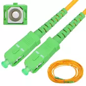 Extralink Patchcord SC/APC-SC/APC SM, G652D, Simplex, 3mm, 5.0m ( 6396 )