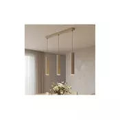 Brilagi - Luster na sajli 3xGU10/15W/230V bež/zlatna