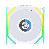 Ventilator za ohišje Lian Li UNI FAN SL Wireless 120 ARGB PWM, bel