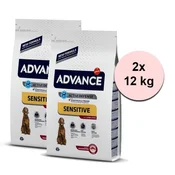 Advance Dog Sensitive Lamb & Rice 2 x 12 kg
