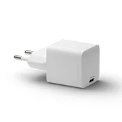 Omrežni polnilnik dbramante1928 Re-charge GaN - USB-C 25 W, bel (EU)