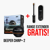 Sonar Deeper Smart Sonar Chirp+ Bundle + GRATIS RANGE EXTENDER