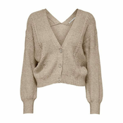 ONLY Ženski pulover ONLKATIA 15246045 Bež (Velikost XS)