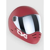 TSG Pass 2.0 Solid Color +Bonus Visor Helmet satin gentle red