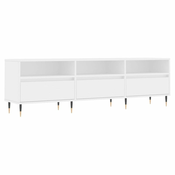 TV ormaric bijeli 150x30x44,5 cm od konstruiranog drva