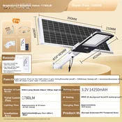 NVC Solarna ulicna lampa, 1780lm