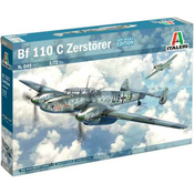 Komplet modela letala 0049 - Bf-110 C3/C4 Zerstörer (1:72)