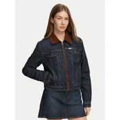 Guess Jeans Jeans jakna W6BN02 D1811 Mornarsko modra Regular Fit