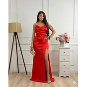 Squareonline Ženska haljina Scarlet Chain, Crvena