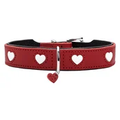 Hunter Pasja ovratnica Hunter Love Rdeča S/M 38-44 cm