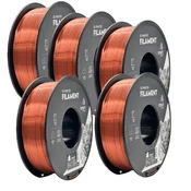 Professional Lab 5x Silk PLA baker Filament 1.75mm - Smart Print Sijajni Filament za 3D Tisk (1kg Kolut)