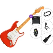 Fender Squier Classic Vibe 50s Stratocaster MN SET 2 Fiesta Red Električna kitara