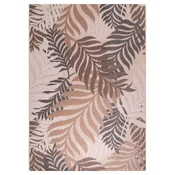 Lesnina PREPROGA ZA ZUNANJO UPORABO Floral 120/170 cm tkano bež