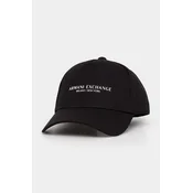 Bombažna bejzbolska kapa Armani Exchange
