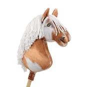 BB Hobi konj Velik Premium palicasti konj - Piebald Tobiano z belo grivo A3