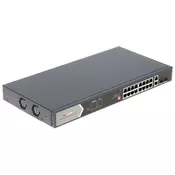 10/100/1000 20-port svic Hikvision 12x PoE/4x Hi-PoE/2x RJ45/2xSFP/ DS-3E0520HP-E
