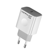 Kucni punjac KONFULON Joko C69D+DC13 PD20W sa kablom Type-C na iPhone Lightning beli 1m