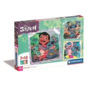 UNBRANDED 3x48 kosov sestavljanke Disney Stitch