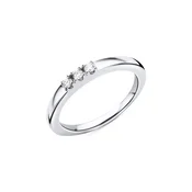 DIAMANT LETERNEL Prstan Ring aus 375 Weißgold mit Diamant srebrna