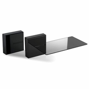 Meliconi Poklopac kabela 480521 BK, cable organizer GHOST CUBE Shelf, 1x shelf, 2x cube
