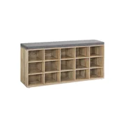 Songmics Klop za čevlje 30x105x48 cm siva