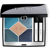 DIOR Diorshow 5 Couleurs Couture paleta senčil za oči odtenek 279 Denim 7 g