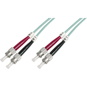 Digitus Optični priključni kabel [1x ST vtič - 1x ST vtič] 50/125µ Multimode OM3 1 m Digitus