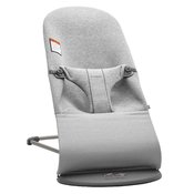 BABYBJÖRN ležaljka za bebe – Light grey, 3D Jersey