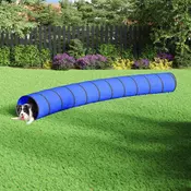 Vidaxl vidaXL Pasji tunel moder O 55x500 cm poliester