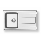 eoshop Pomivalno korito iz nerjavečega jekla vgrajena ALEA 1B 1D, polirani