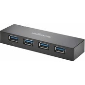USB RAZDELILNIK Kensington USB 3.0 4-Port Hub+POLNILEC K39122EU