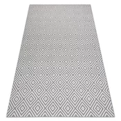 eoshop Preproga FLAT SISAL 48607637 Square diamant siva/krem ( - Velikost: 160x230 cm)