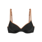 BRUNO BANANI Bikini zgornji del rjasto rjava/črna