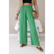 Kesi Włoski Wide-leg trousers green