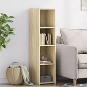 Vidaxl vidaXL Visoka omarica, hrast sonoma, 30x41x124 cm, material na osnovi lesa
