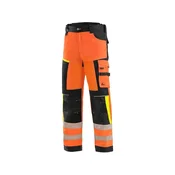 CXS Hlače CXS BENSON visoko vidne, moške, oranžno-črne