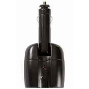 Nedis univerzalni napajalnik DC/DC/ avtomobilski adapter/ 120 W/ 10 A/ 2x 12 V DC vtičnica/ črna