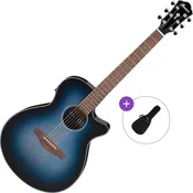 Ibanez AEG50-IBH Basic SET Indigo Blue Burst Elektroakustična jumbo