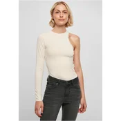 Womens Organic Stretch Asymmetrical Body Whitesand