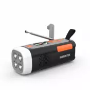 Marmitek RESQ 200 – Radio na ročno kurjenje z LED svetilko