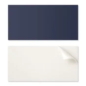 shumee Vinilna dekorativna plošča z grafiko za kuhinjo ali kopalnico 100x50 cm temno modra
