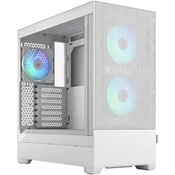 Fractal Design Kucište FD-C-POR1A-01, Pop Air RGB, Midi Tower, White TG Clear Tint