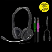Advance slušalice - HEADPHONICS SMART (3,5 mm priključak, crne) MIC-S765
