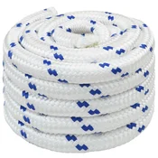 vidaXL Večnamenska uporabna vrv 40 mm 10 m Bela in modra PP