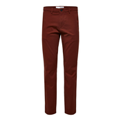 SELECTED HOMME Chino hlače NEW MILES, rjava